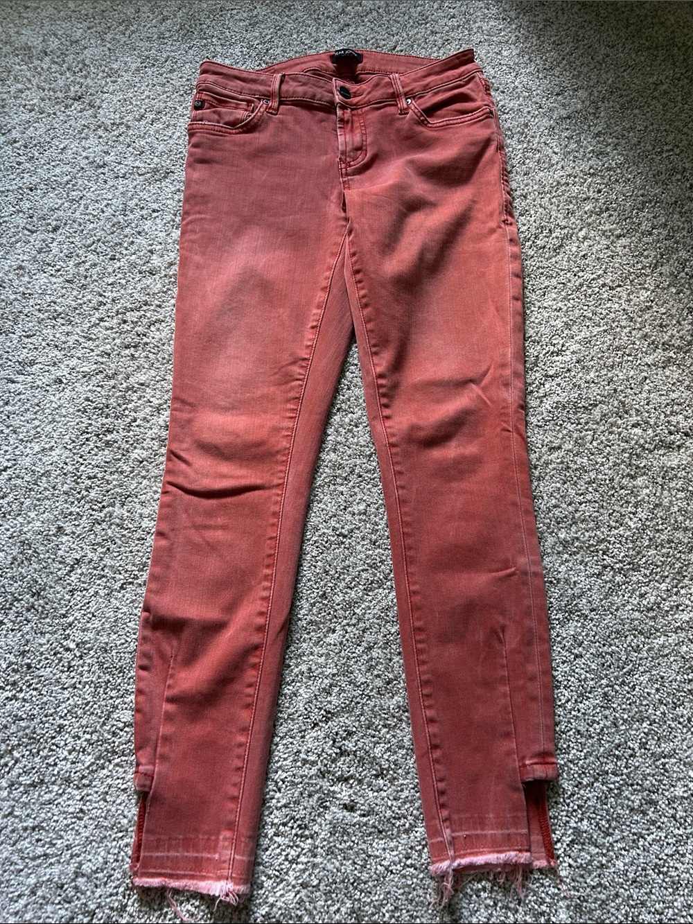 Dear John Women’s Rust Red Skinny Jeans - Clean Modern Fit